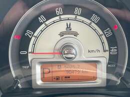 まるくて可愛いスピードメータです。