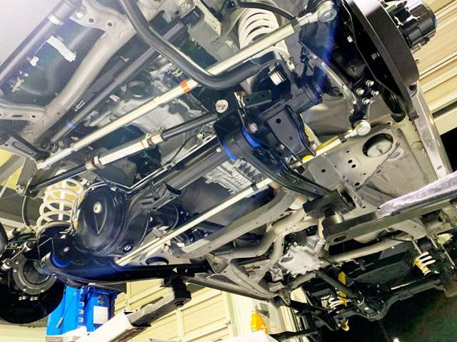 自社オプションプラン！フロアー裏シャーシ回り塩害防止施工