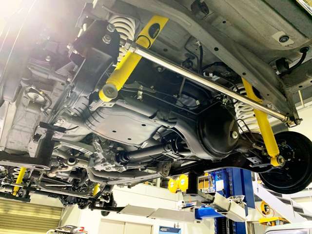 自社オプションプラン！フロアー裏シャーシ回り塩害防止施工