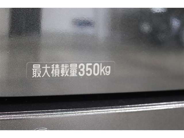 最大積載量350kgです。