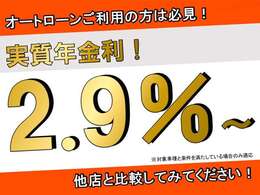 実質年利2.9％～ご用意しております！