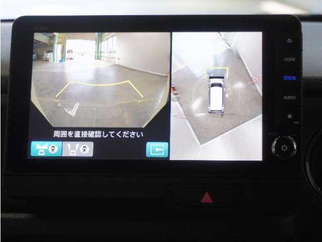 ◆全周囲カメラシステム◆運転席から見えにくい後方などをナビ画面で確認でき運転を支援するシステムです！