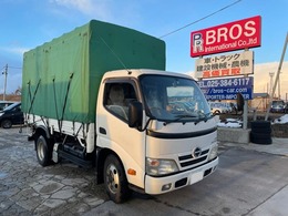 日野自動車 デュトロ 幌付き平ボディ 