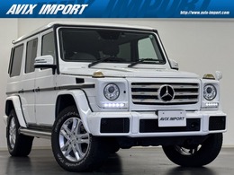 メルセデス・ベンツ Gクラス G350d ロング ディーゼルターボ 4WD 後期LUX-PKG SR 黒革 AppleCarPlay ACC BSM