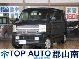 スズキ エブリイワゴン 660 PZターボ 4WD 電動スライド 社外オーディオCD 無修復歴車