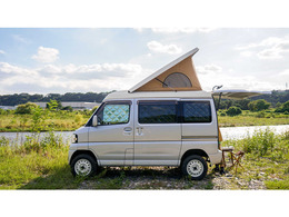 三菱 タウンボックス 660 RX キャンパー ポップアップルーフ仕様 4WD サイドテーブル　ターボ　車高UP　ETC