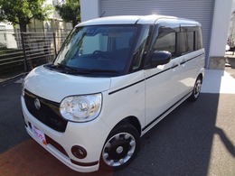 ダイハツ ムーヴキャンバス 660 G ブラックアクセントVS SAIII 社外ナビ・TV・全周囲モニター両側電動スラ