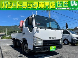 いすゞ エルフ ユニッククレーン ETC　ドラレコ　PW　ユニック4段クレーン