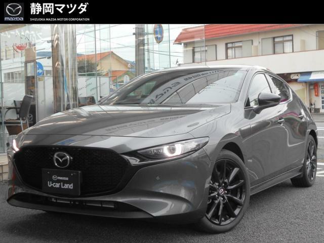 当社試乗車で使用していたMAZDA3が入荷しました！ずっと見ていても飽きることなく、刺激に満ちたライフスタイルを予感させる魅惑的な色気がデザインコンセプトとしてあります☆