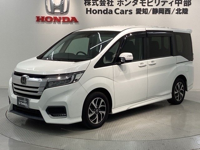 全国納車可 第三者機関証明書付 最長5年保証 ワンオ-ナ- ナビVXM-207VFNi TV Rカメラ CD録音 BTオ-ディオ DVD ドラレコ装備のステップワゴン スパ-ダホンダセンシング入庫！