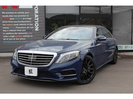 メルセデス・ベンツ Sクラス S550 ロング AMGスポーツパッケージ ブルーラッピング　ブラック塗装AMG20AW