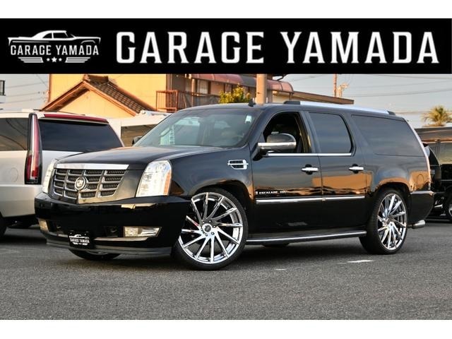 アメ車を中心に販売、買取、修理を行っております！中古並行車の為走行不明とさせていただきます。エスカレードESV 4WD入庫いたしました！