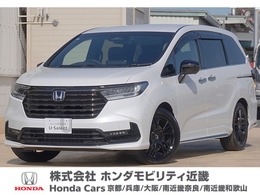 ホンダ オデッセイ 2.0 e:HEV アブソルート EX ブラックエディション 元弊社デモカー　メモリーナビLXM-247VFLi)