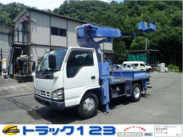 いすゞ エルフ 高所作業車 12m 後方格納 タダノ 鉄バケット 直下型ジャッキ 200kgバ