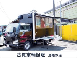 いすゞ エルフ 加工車 キッチンカー オートマ・8ナンバー・Tベル交換済・LPG