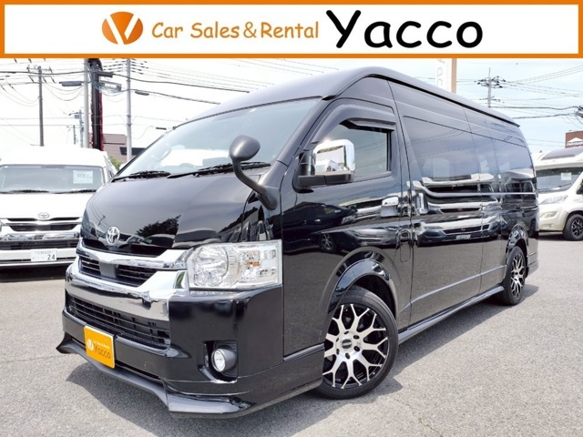 R3年　ハイエースバン　フジカーズジャパン製シエスタ　乗車定員8名　就寝定員目安3名　車両サイズ：538cm×188cm×228cm　ナビ　バックカメラ　ETC　禁煙車　ワンオーナー　社外18AW
