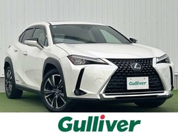 レクサス UX 250h バージョンL 禁煙車 サンルーフ 純正10.3型ナビ 本革白