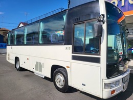 UDトラックス ニッサンデイーゼル　バス 34人乗り　6速マニュアル　サブエンジン ターボ車　NOXPM適合