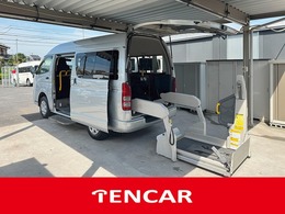 トヨタ ハイエースバン 3.0 ウェルキャブ Bタイプ ロング ディーゼルターボ 4WD 軽油 ディーゼル 福祉車両 車いす移動車