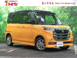 スズキ スペーシア 660 カスタム Z デュアルカメラブレーキサポート装着車 4WD デュアルブレーキサポート　社外メモリナビ