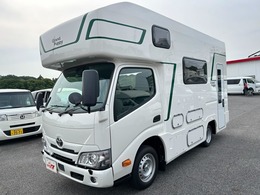 トヨタ カムロード グランドパピィ　キャンピングカー 大容量ソーラー720W　家庭用エアコン
