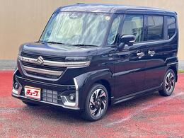 スズキ スペーシア カスタムハイブリッドXS全方位モニター 純正ナビ/フルセグTV　両側パワスラ