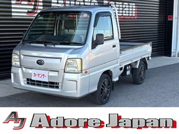スバル サンバートラック 660 TB 三方開 AT　ナビ　フルセグTV　アルミホイール