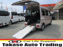 ダイハツ ハイゼットカーゴ 660 スローパー SAIII リヤシートレス仕様 折り畳み補助シート付き 福祉車両　後部スロープ　リモコン付きウイ