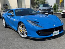 フェラーリ 812GTS F1 DCT ギブリブルー　茶革シート　純正ナビ　バッ
