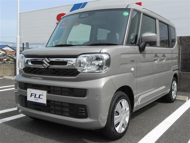 R6年式　スペーシア　ハイブリッドG　車検R9年3月　当社試乗車　デュアルセンサーブレキサポート2　LEDヘッドライト　スマートキー　パーキングセンサー　オートライト　オートエアコン　電動格納ミラー