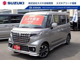 スズキ スペーシア 660 カスタム ハイブリッド XS 4WD 全方位モニター付ナビ　スズキコネクト対応