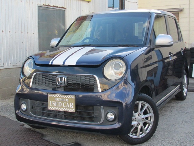 ホンダ N ONE プレミアムLパッケージ 検査9年5月 走行100000KM スマ-トキ CD＋Bカメラ 14インチアルミ アイドリングストップ車 頸部衝撃緩和ヘッドレスト横滑り防止装置 ディスチャージライト