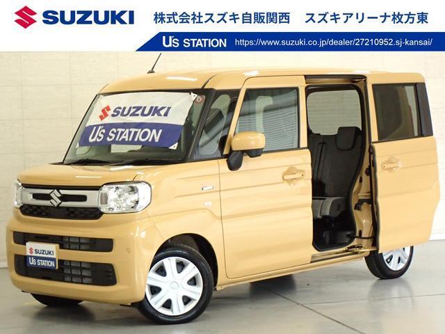 かわいい黄色のスペーシアが仲間入り☆　軽自動車なので取り回しがしやすく、運転がラクラクなのはもちろん、広々車内も魅力です！！　※当社では業販及び転売目的の方への販売はお断りしております。