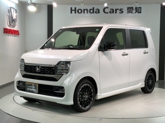 全国納車可 第三者機関証明書付 Honda SENSING 新車保証 試乗禁煙車 ナビVXM-245ZFEi フルセグ Rカメラ BTオ-ディオ シ-トヒ-タ-装備のN-WGNカスタム Lタ-ボ入庫！
