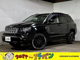ジープ コンパス リミテッド 4WD リフトアップ 新品タイヤ 黒革 Bluetooth