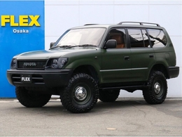 トヨタ ランドクルーザープラド 2.7 TX リミテッド 4WD マットグリーン　ナローボディ換装　2イン