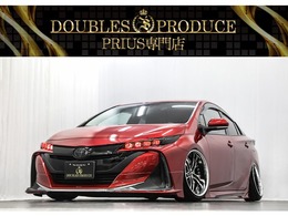 トヨタ プリウスPHV 1.8 S 2ピース深リム/イデアル車高調/赤黒パネル