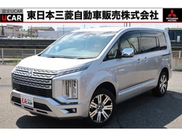 三菱 デリカD：5 2.2 P ディーゼルターボ 4WD 禁煙 8人 後席モニタ- 純正ナビ 後側方検知