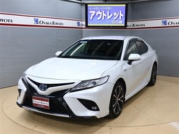 トヨタ カムリ 2.5 WS レザーパッケージ 衝突被害軽減　革シート　RCTA　BSM