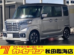 スズキ スペーシア 660 カスタム ハイブリッド XS 4WD 全方位カメラ　純正8型ナビ　両側パワスラ