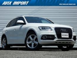 アウディ Q5 2.0 TFSI クワトロ Sラインパッケージ 4WD 後期 黒半革 ACC サイドアシスト 19AW 禁煙