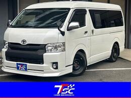トヨタ ハイエース 2.7 GL ロング ミドルルーフ 4型ベットキット後席モニターFFヒーター