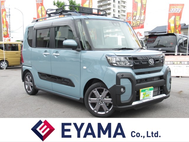 タントファンクロス　ターボ　ワンオーナー禁煙車/パイオニア　ディスプレイオーディオ/バックカメラ/ETC/両側パワースライドドア/ルーフラック//シートヒーター/前後コーナーセンサー/LEDヘッドランプ