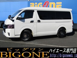 トヨタ ハイエースバン 2.7 スーパーGL ダークプライム ワイド ミドルルーフ ロングボディ 純ナビ　Bカメ　フルセグ　後席モニター