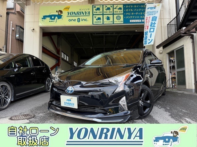 程度の良いプリウス入荷！モデリスタエアロでカッコよく仕上がってます！ナビ,地デジ,Bluetooth,Bカメ,クルコン,ETC,セーフティ,パーキングアシスト,シートヒーター,ウィンカーミラー,LEDライト,