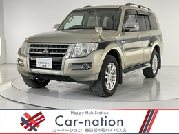 三菱 パジェロ 3.2 ロング スーパーエクシード ディーゼルターボ 4WD ベージュ革 MMCSナビ Rockford ETC Bカメラ