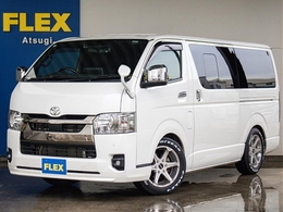 トヨタ ハイエースバン 2.8 スーパーGL ダークプライムII ロングボディ ディーゼルターボ 足回り強化パーツ装備　車中泊　キャンプ