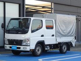三菱ふそう キャンターガッツ フルタイム4WD ダブルキャブ 新明和パワーゲート 一方開 6人 Dターボ