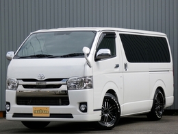 トヨタ ハイエースバン 2.0 スーパーGL ダークプライムII ロングボディ ワンオーナー　床張り　クルコン　ナビ