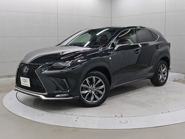 レクサスのコンパクトクロスオーバーSUV「NX」。NAVI・AI-AVSやパフォーマンスダンパーを装備し、スポーツの走りを継承するスポーティバージョン「NX300 F SPORT」です。